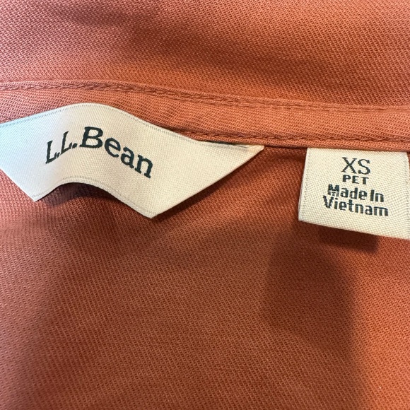 L.L.Bean BeanFlex Utility Barn Outdoor Jacket Shacket Women XS Rust Orange READ - Picture 10 of 16